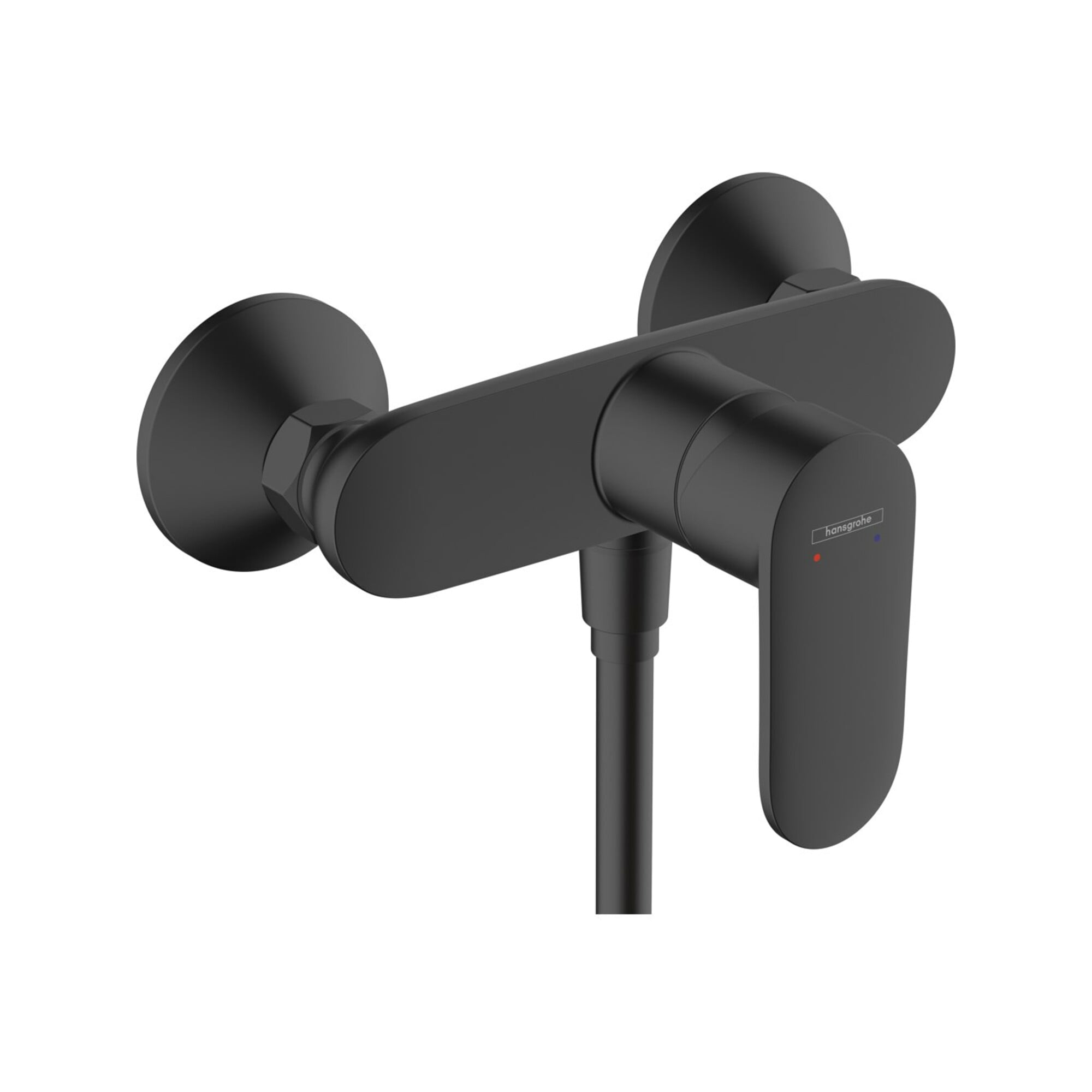 hansgrohe Brause-Einhebelmischer Vernis Blend AP, 1 Verbraucher, mattschwarz