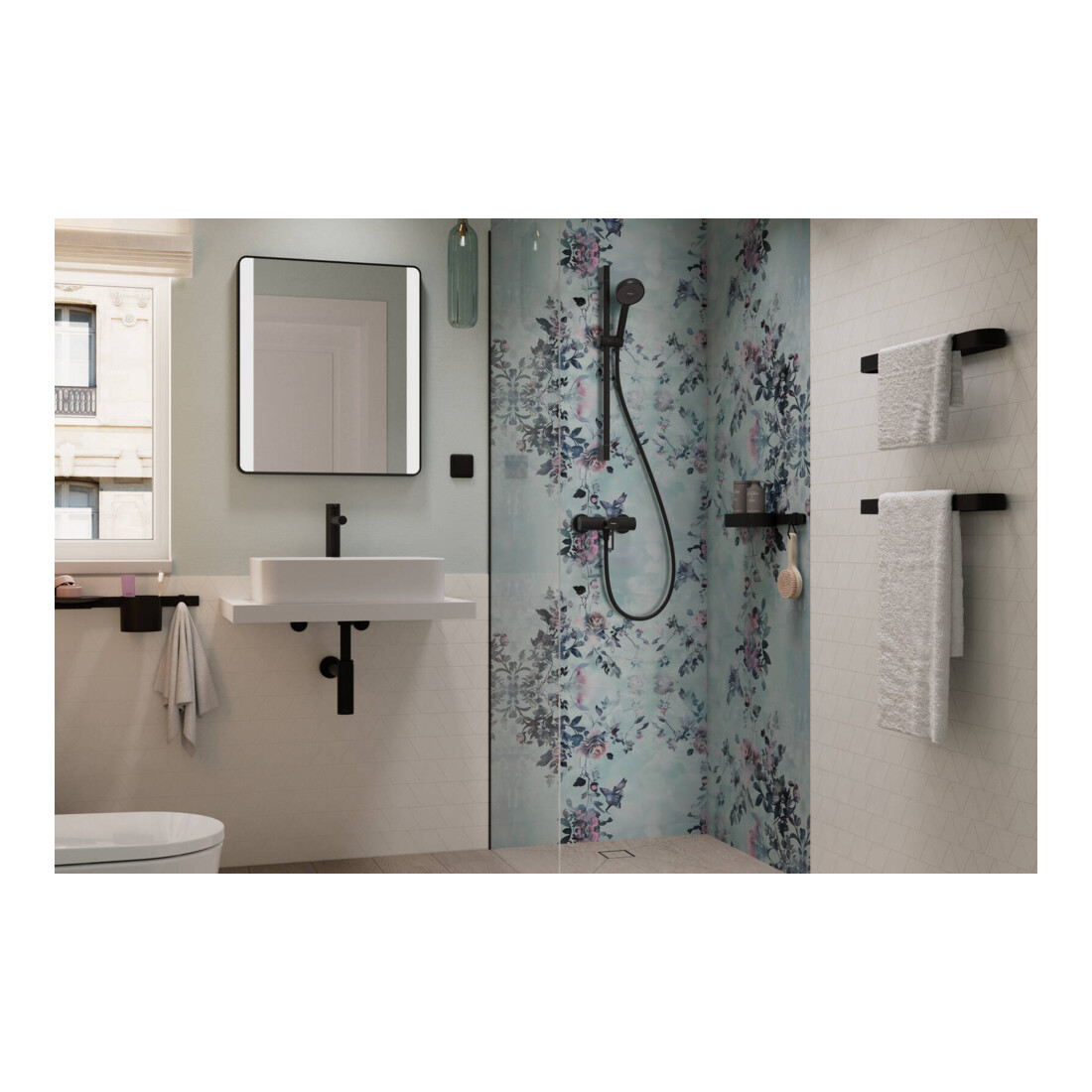 hansgrohe Brause-Einhebelmischer Zesis S AP, schwarz matt