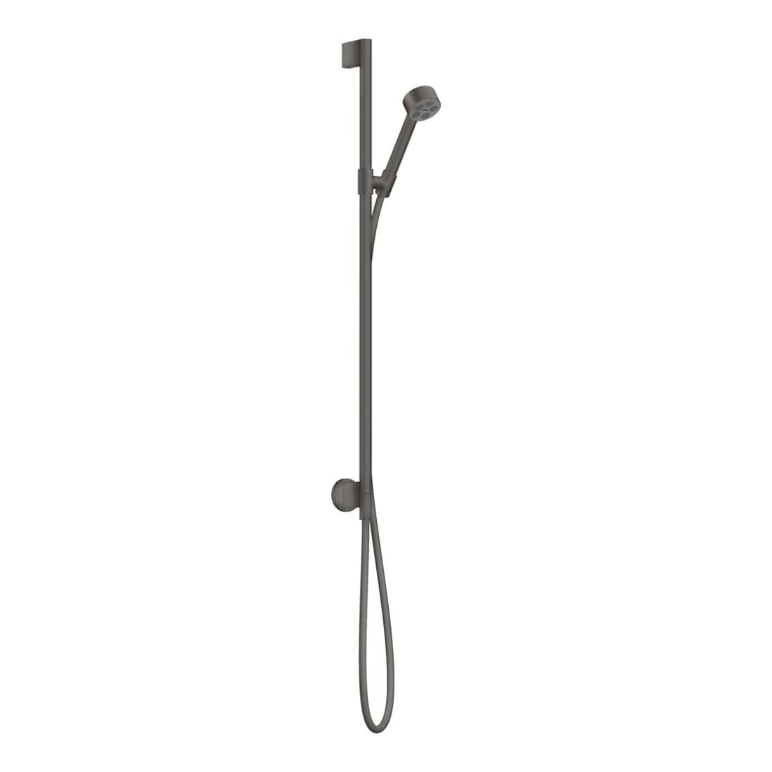hansgrohe Brause-Set Axor One EcoSmart m Wandanschluss, 75mm, 1j, brush. bla vc