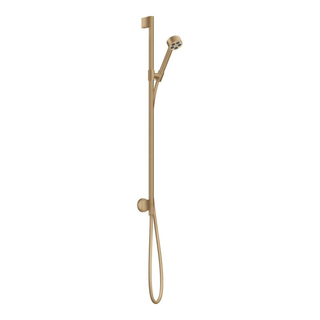 hansgrohe Brause-Set Axor One EcoSmart m Wandanschluss, 75mm, 1j, brushed bronze