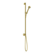 hansgrohe Brause-Set Axor One EcoSmart m Wandanschluss, 75mm, 1jet, brushed brass