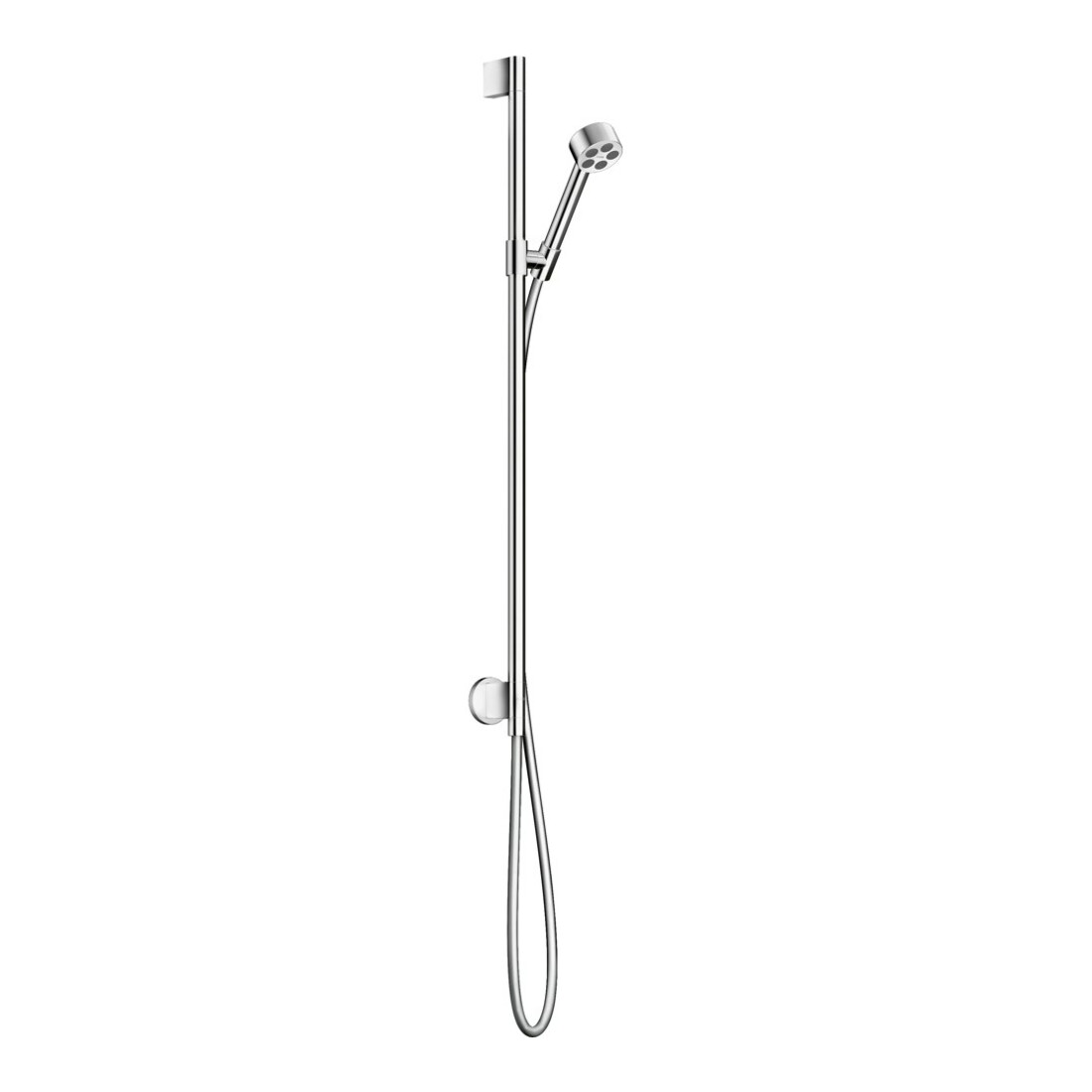 hansgrohe Brause-Set Axor One EcoSmart mit Wandanschluss, 75mm, 1jet, chrom