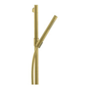 hansgrohe Brause-Set Axor Starck 900mm, m Stabhandbrause, 2jet, brush. brass