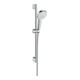 hansgrohe Brause-Set Croma Select E 669mm Brausestange, 1jet, weiß/chrom-1