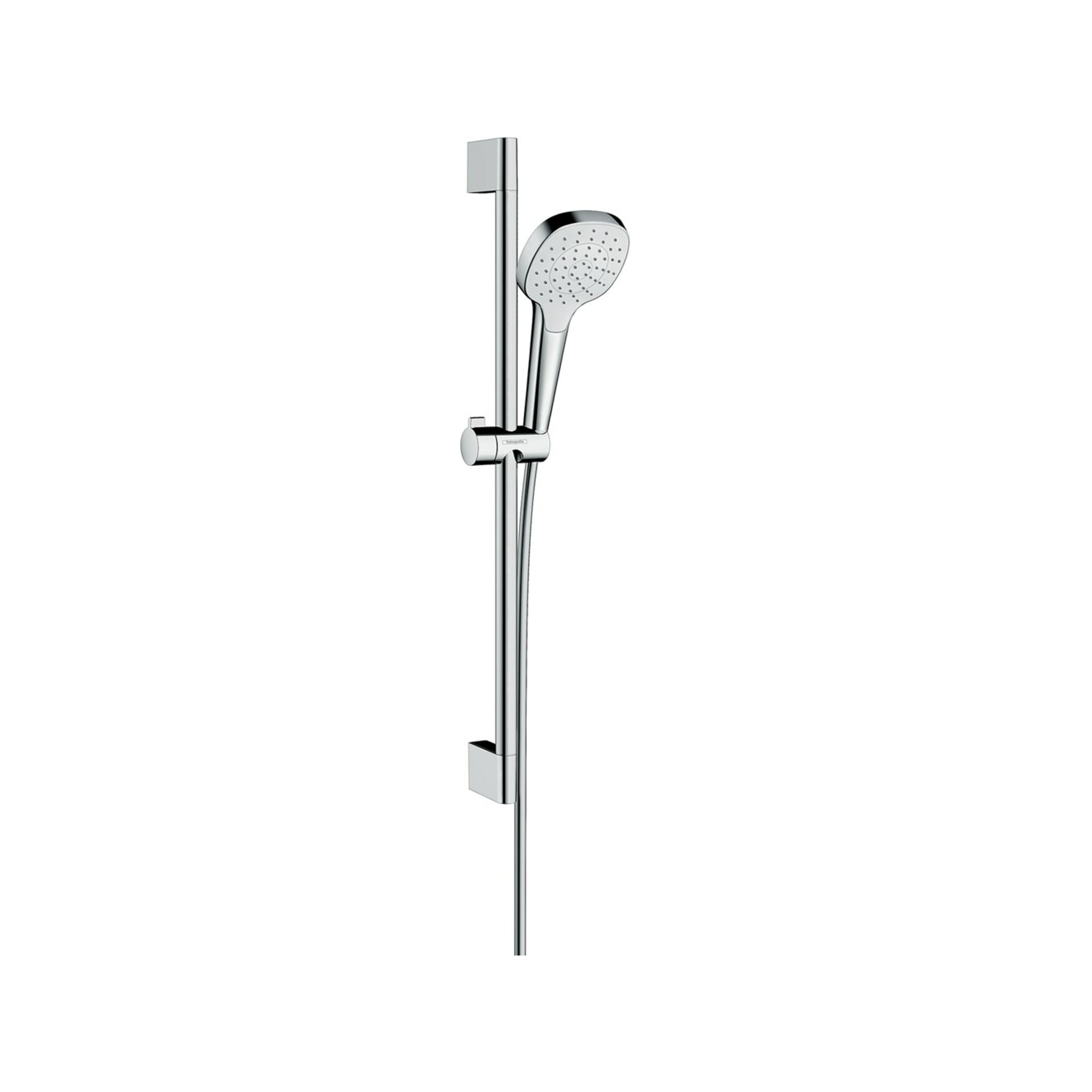 hansgrohe Brause-Set Croma Select E 669mm Brausestange, 1jet, weiß/chrom
