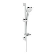 hansgrohe Brause-Set Croma Select E Vario 669mm Brausestange, weiß/chrom