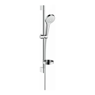 hansgrohe Brause-Set Croma Select S Vario 669mm Brausestange, m Seifenschale, we/vc