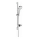 hansgrohe Brause-Set Croma Select S Vario 669mm Brausestange, m Seifenschale, we/vc-1