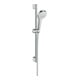 hansgrohe Brause-Set Croma Select S Vario 669mm Brausestange, weiß/chrom-1