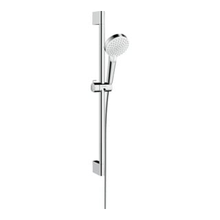 hansgrohe Brause-Set Crometta EcoSmart 9 l/min, weiß/chrom, 669mm Brausestange