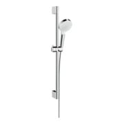 hansgrohe Brause-Set Crometta EcoSmart 9 l/min, weiß/chrom, 669mm Brausestange-1