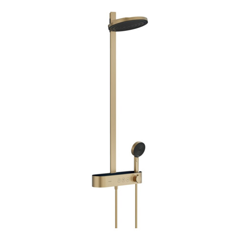 hansgrohe Brause-Set Pulsify S mit Thermostat, brushed bronze