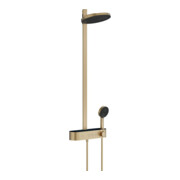 hansgrohe Brause-Set Pulsify S mit Thermostat, brushed bronze