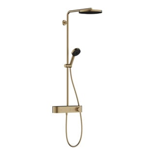 hansgrohe Brause-Set Pulsify S mit Thermostat, brushed bronze