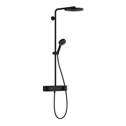 hansgrohe Brause-Set Pulsify S mit Thermostat, mattschwarz