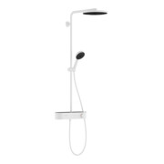hansgrohe Brause-Set Pulsify S mit Thermostat, mattweiß