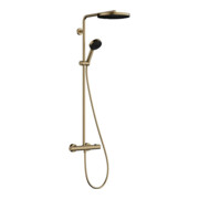 hansgrohe Brause-Set Pulsify S Puro m TH, 2 Verbaucher, 8 l/m., brush. bron