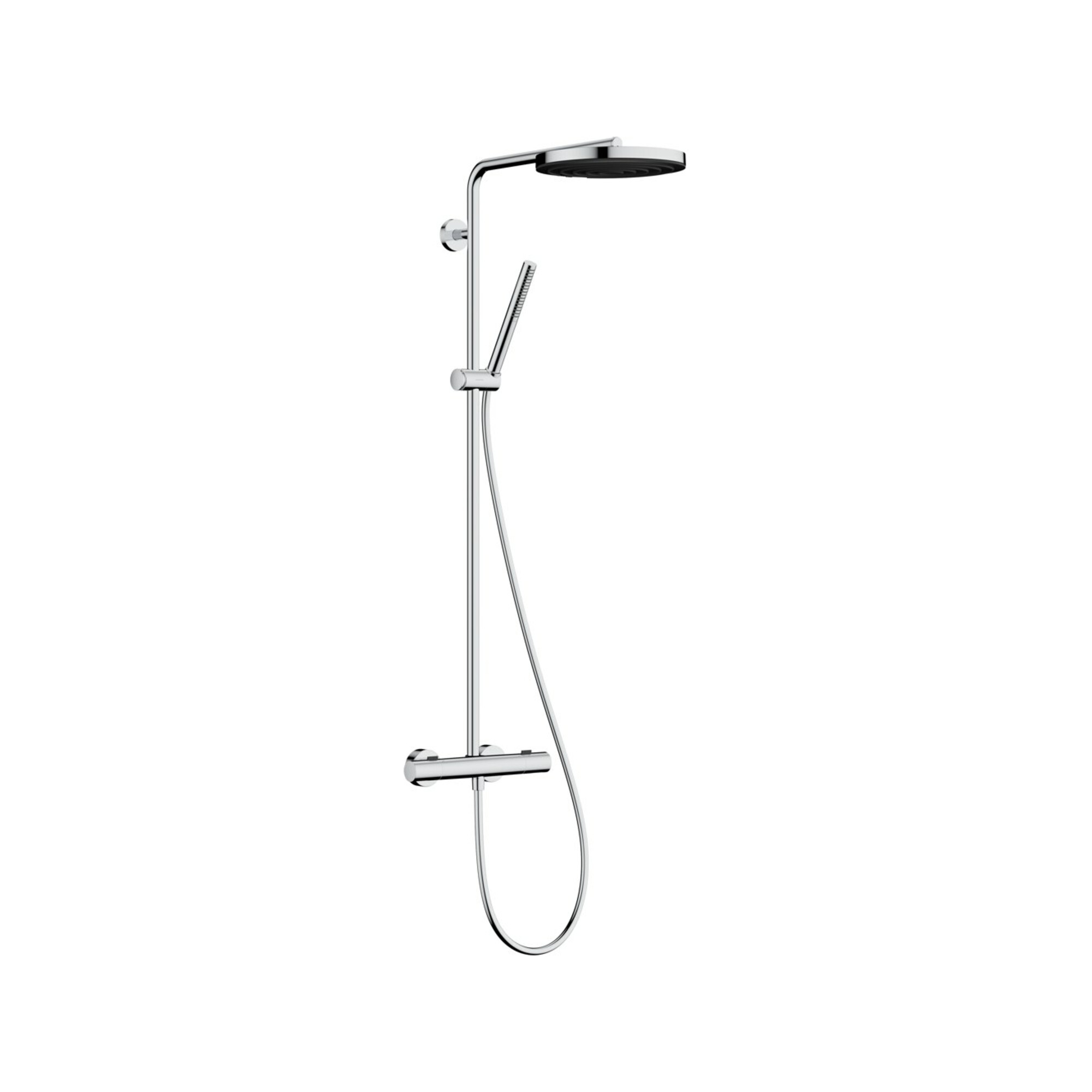 hansgrohe Brause-Set Pulsify S Puro m Thermostat, 2 Verbaucher, 11,2 l/m., chrom
