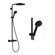 hansgrohe Brause-Set Pulsify S Puro m Thermostat, 2 Verbaucher, 8 l/m., matt-sw-3