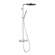 hansgrohe Brause-Set Pulsify S Puro m Thermostat, 2 Verbaucher, 8 l/min, chrom
