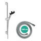 hansgrohe Brause-Set Pulsify Select 105 669mm Brausestange, chr, Relaxation, 3jet-3