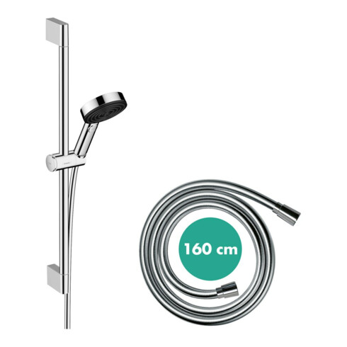 hansgrohe Brause-Set Pulsify Select 105 669mm Brausestange, chr, Relaxation, 3jet
