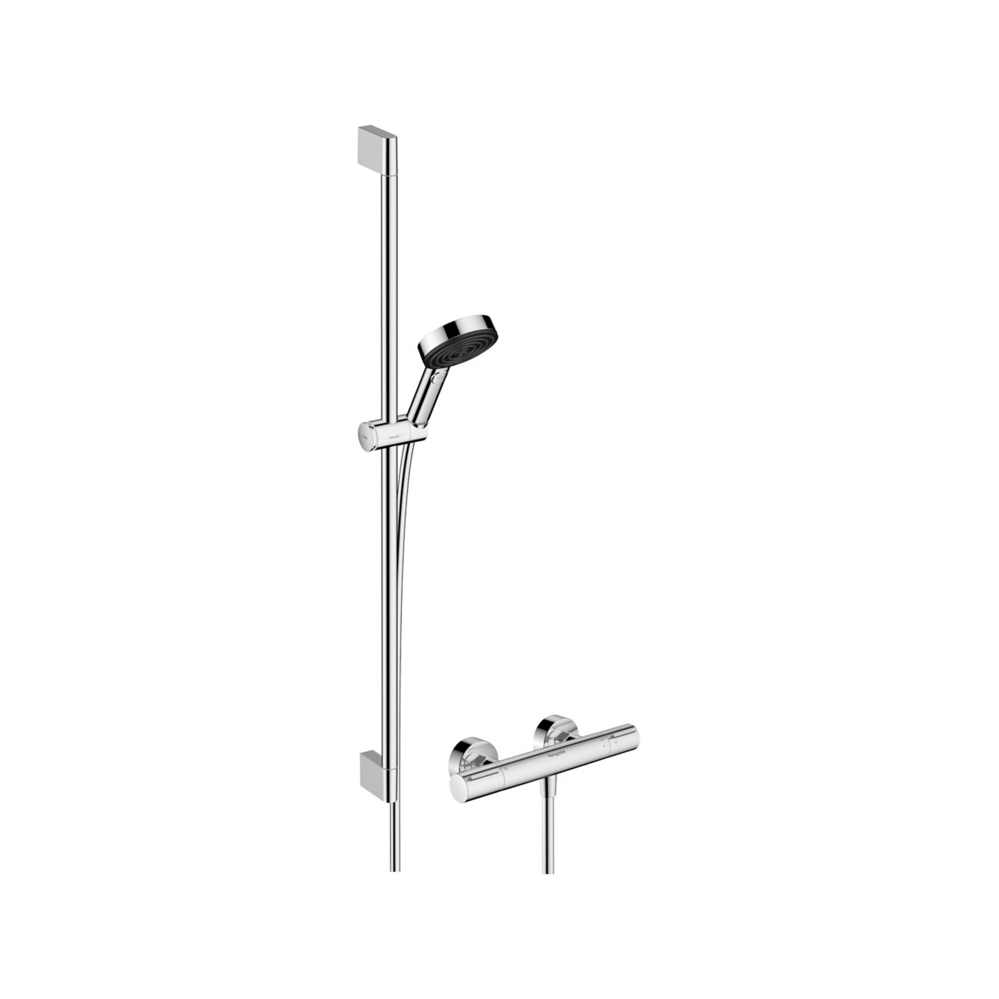 hansgrohe Brause-Set Pulsify Select S 959mm Brausestange + Handbrause, 3jet, chrom