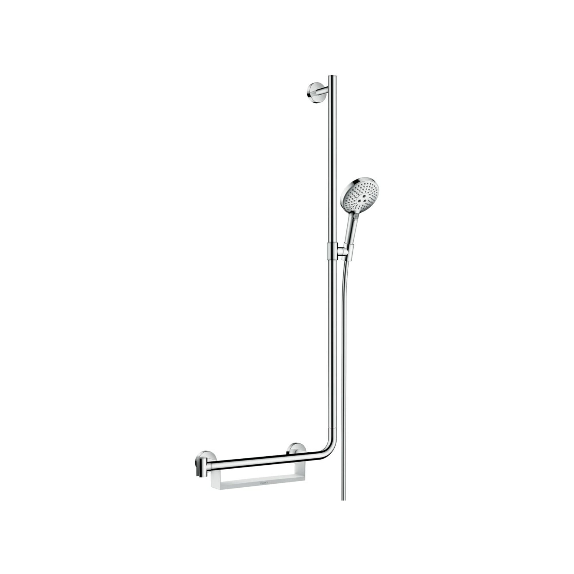 hansgrohe Brause-Set Raindance Select S 3jet, re, Mindestfließdruck 1,5 b, chrom