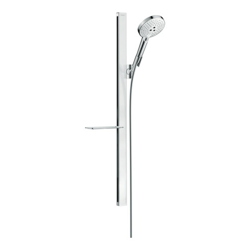 hansgrohe Brause-Set Raindance Select S 945mm Brausestange, weiß/chrom, 3jet