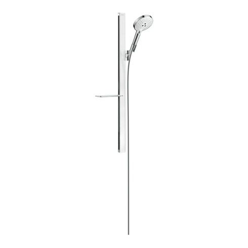 hansgrohe Brause-Set Raindance Select S 945mm Brausestange, weiß/chrom, 3jet