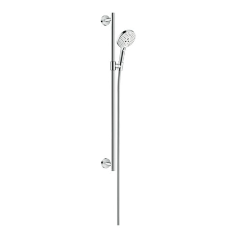 hansgrohe Brause-Set Raindance Select S 990mm Brausestange, weiß/chrom, 3jet