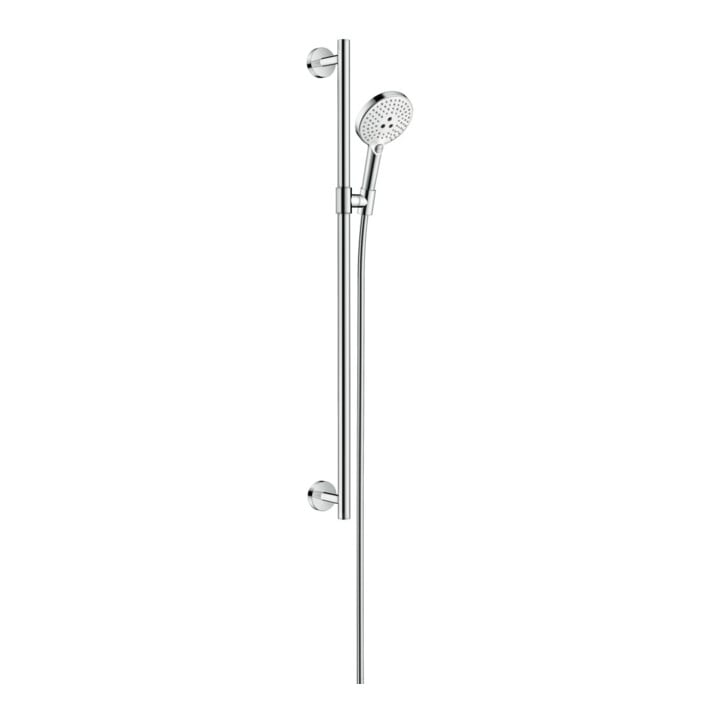 hansgrohe Brause-Set Raindance Select S 990mm Brausestange, weiß/chrom, 3jet
