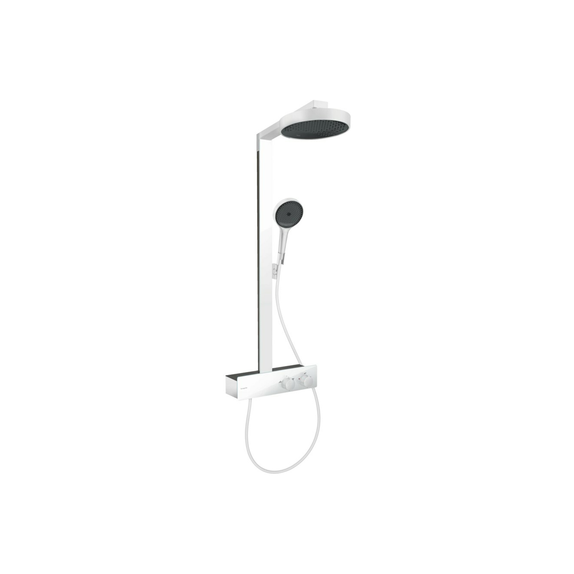 hansgrohe Brause-Set Rainfinity m Thermostat, Brausekopf 250mm, mattweiß