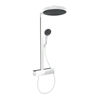hansgrohe Brause-Set Rainfinity m Thermostat, Brausekopf 360mm, mattweiß
