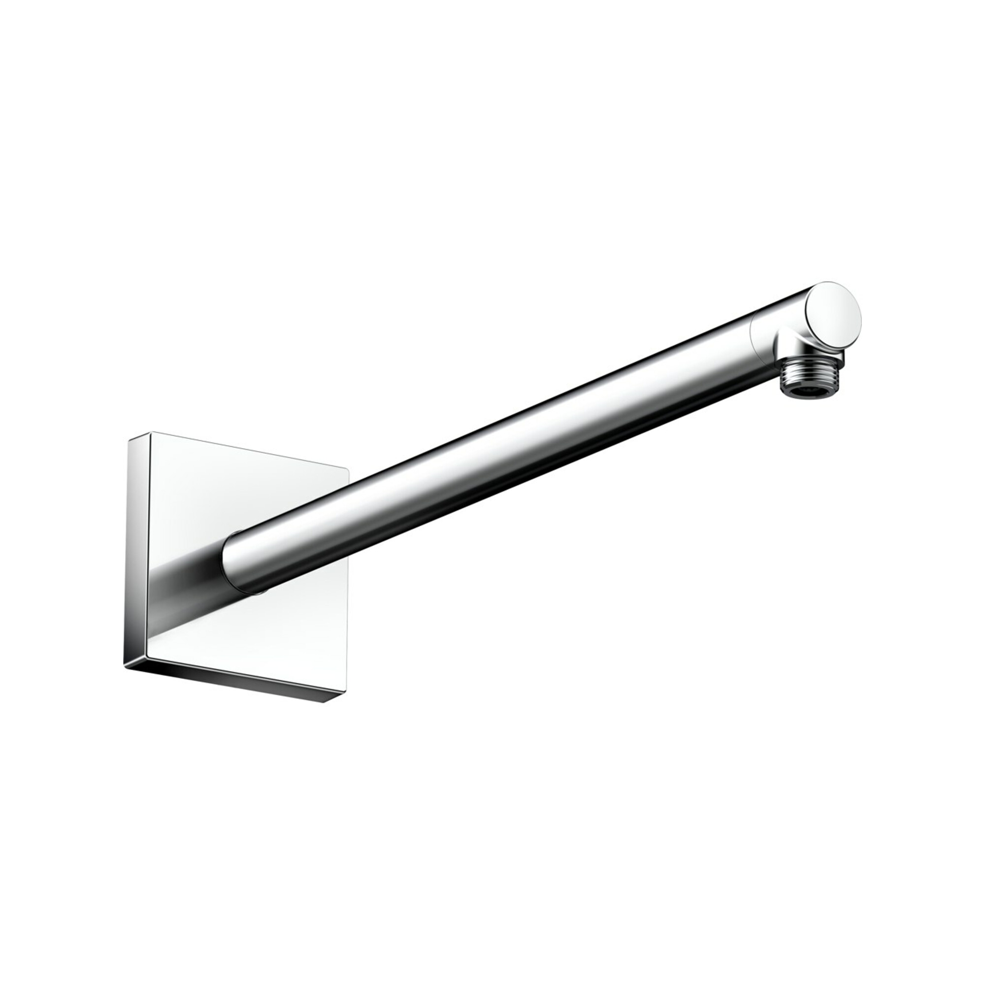 hansgrohe Brausearm 390mm, eckig, brushed black chrome