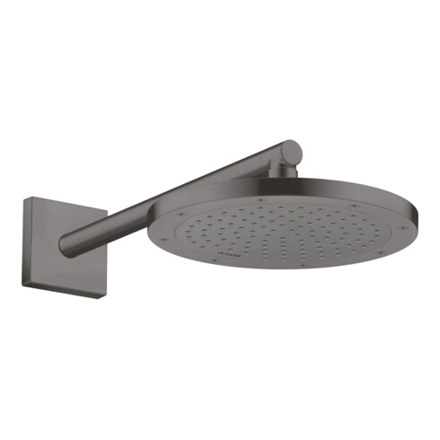 hansgrohe Brausearm 390mm, eckig, brushed black chrome