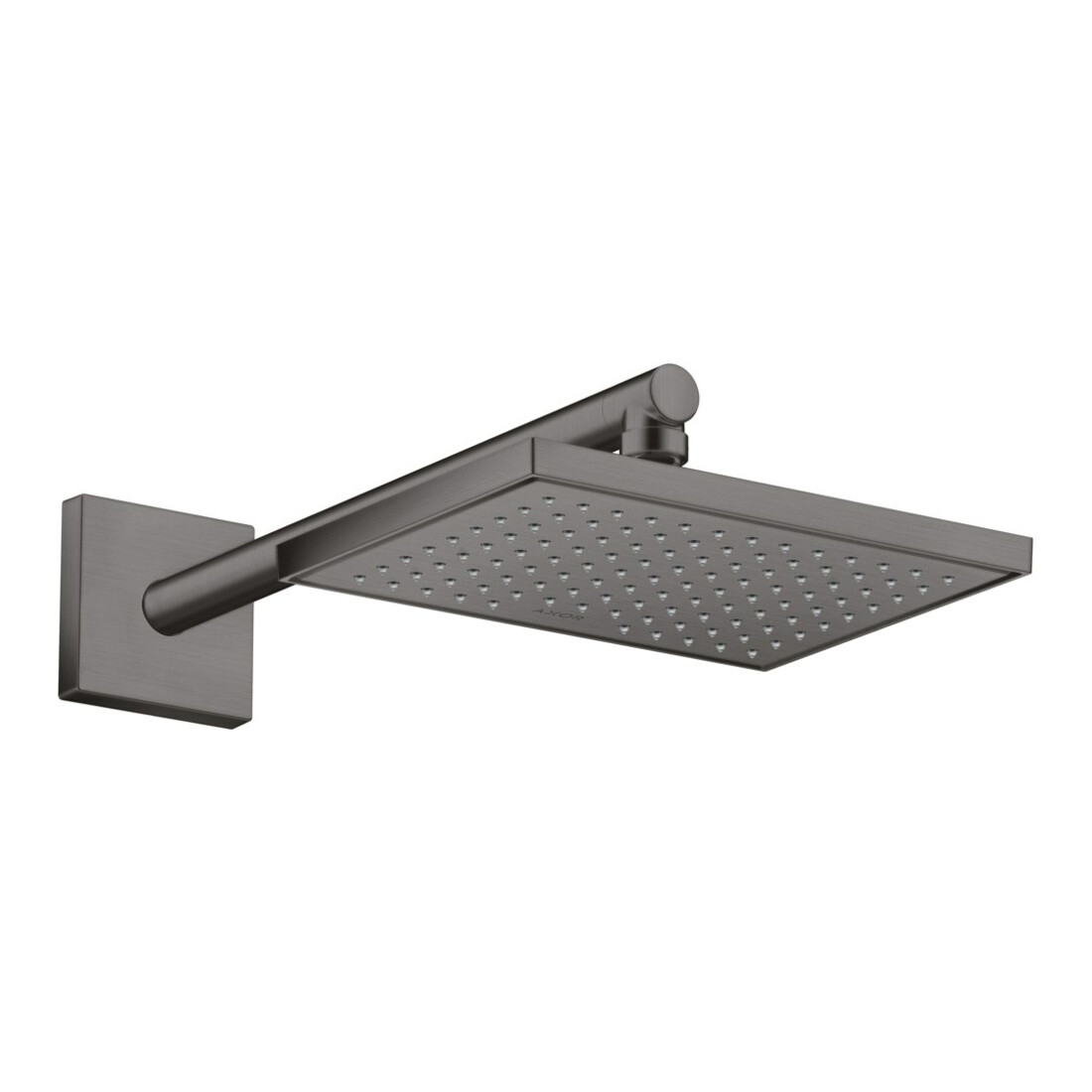 hansgrohe Brausearm 390mm, eckig, brushed black chrome