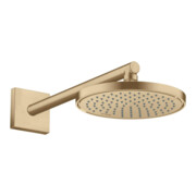 hansgrohe Brausearm 390mm, eckig, brushed bronze-4