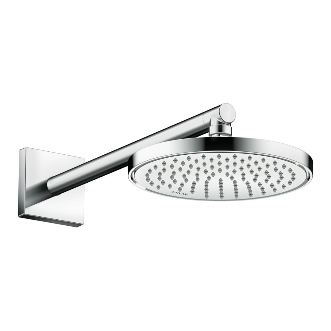 hansgrohe Brausearm 390mm, eckig, chrom