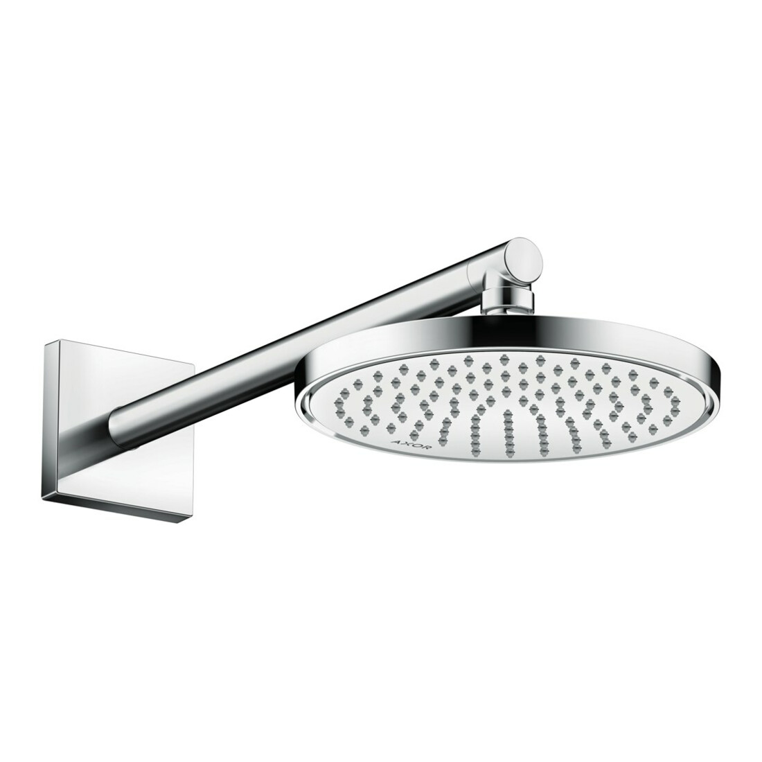 hansgrohe Brausearm 390mm, eckig, chrom