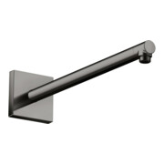 hansgrohe Brausearm 390mm, eckig, polished black chrome