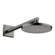 hansgrohe Brausearm 390mm, eckig, polished black chrome-2