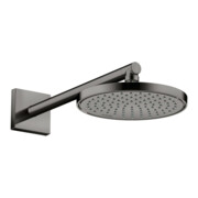 hansgrohe Brausearm 390mm, eckig, polished black chrome-2