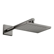 hansgrohe Brausearm 390mm, eckig, polished black chrome-4