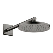 hansgrohe Brausearm 390mm, eckig, polished black chrome-5