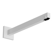 hansgrohe Brausearm 390mm, mattweiß