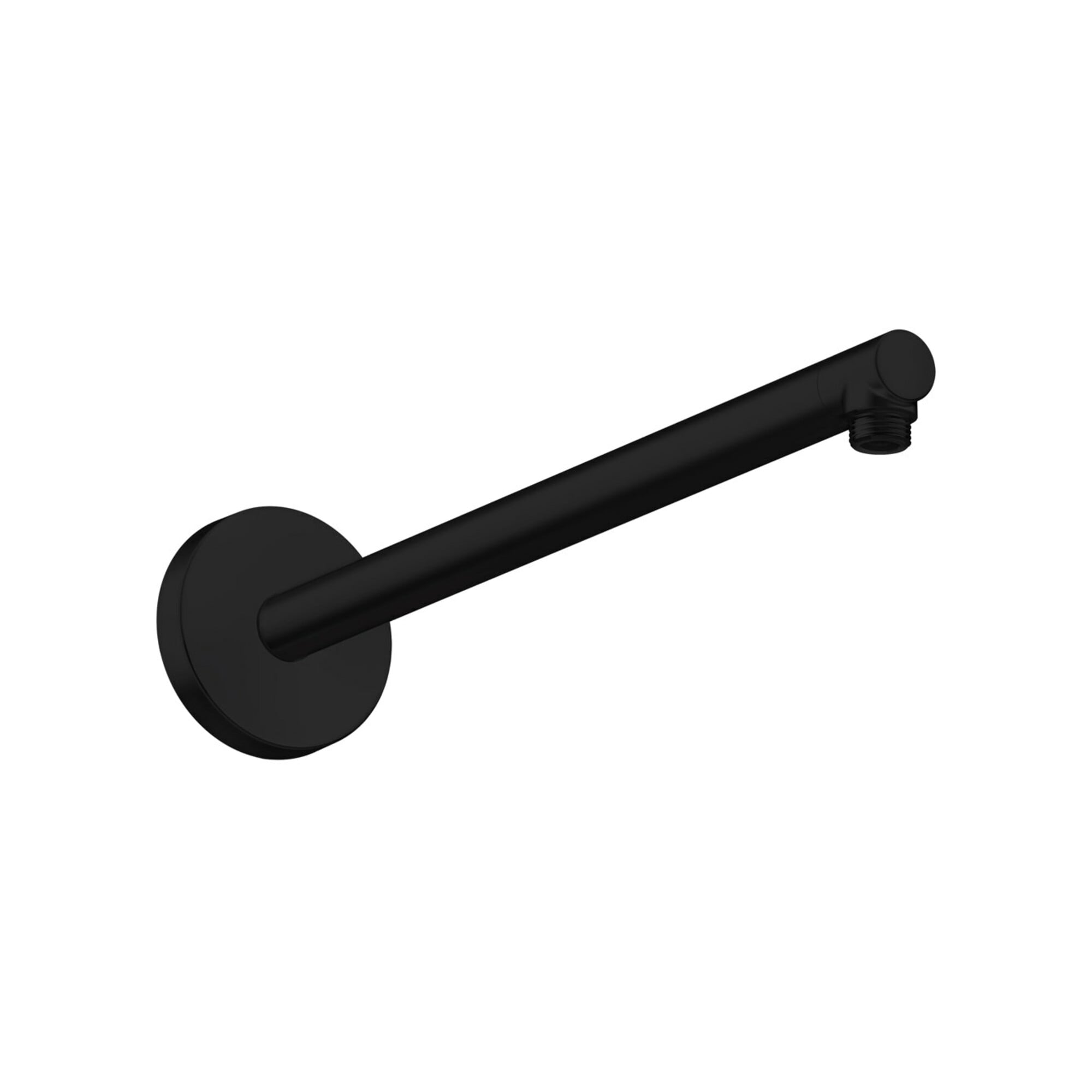 hansgrohe Brausearm Axor 390mm, Wandmontage, mattschwarz