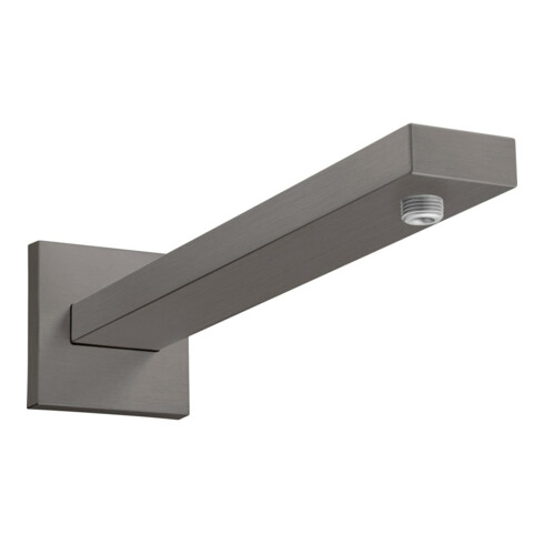 hansgrohe Brausearm Rainfinity 390mm, eckig, brushed black chrome