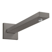 hansgrohe Brausearm Rainfinity 390mm, eckig, brushed black chrome