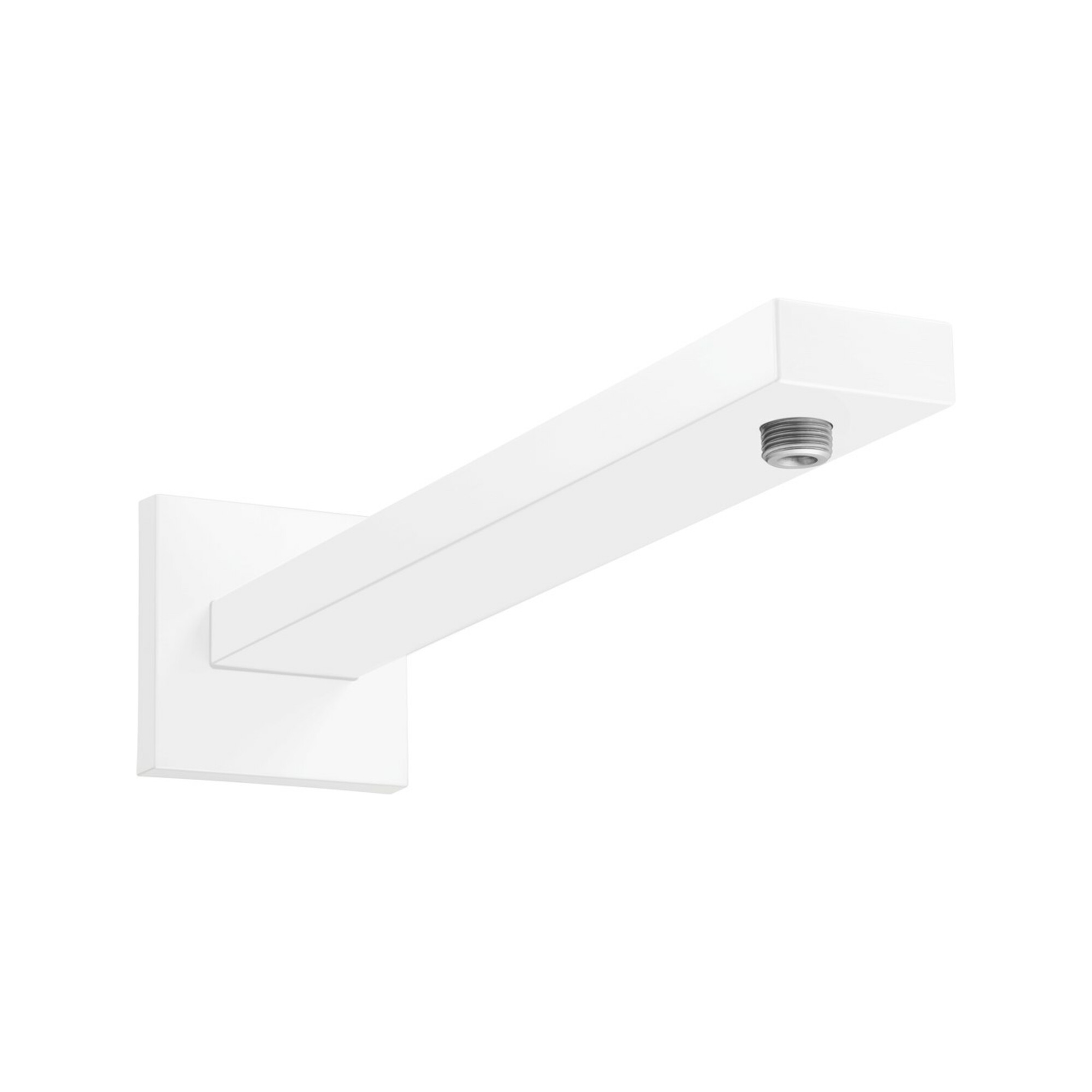hansgrohe Brausearm Rainfinity 390mm, eckig, mattweiß